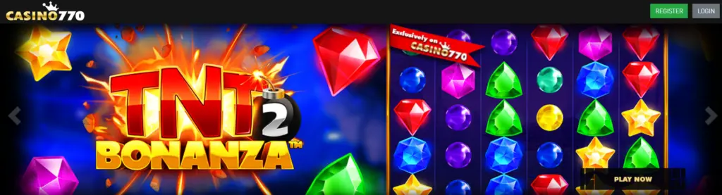 Bonus de 770 casino banniere