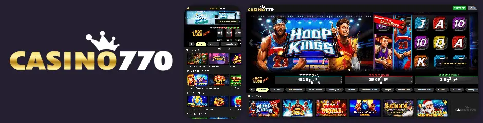 application mobile 770 casino banniere