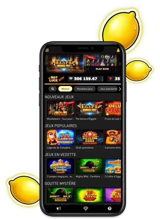 application mobile de 770 casino