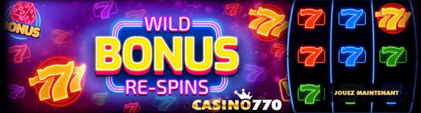 Wild Bonus de 770 casino